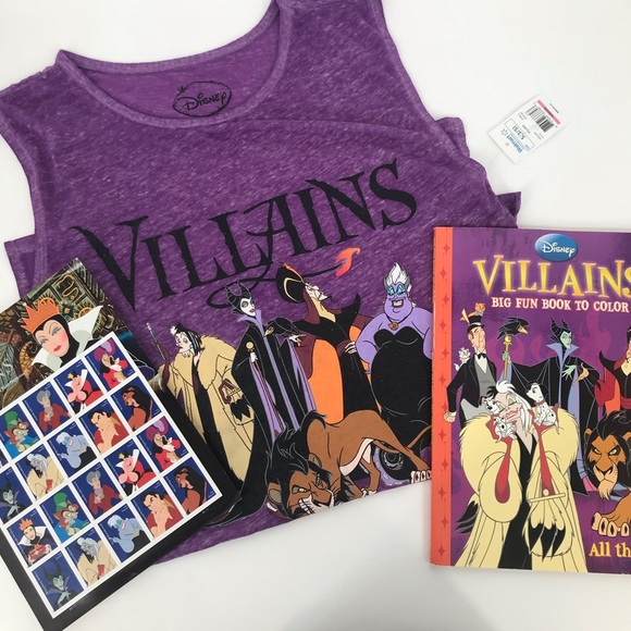 Disney Villains Tank and Collectible Stamps - Picture 1 of 13